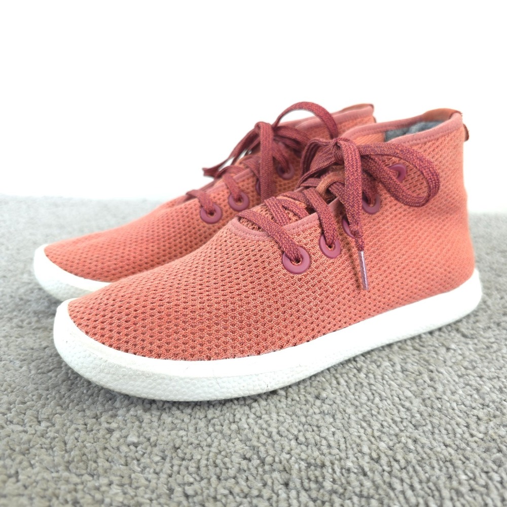 Allbirds Tree Topper Womens Size 7 Shoes Chukka High Top Sneakers Rustic Orange